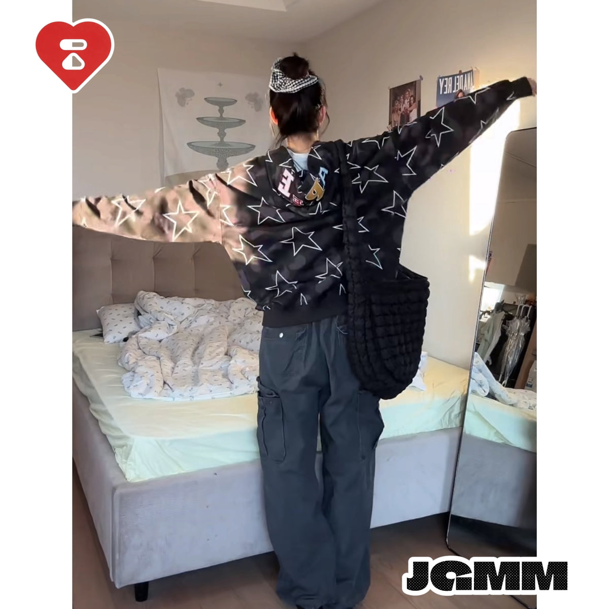 APEE STAR CAMO Zip-Up Jacket｜星星迷彩拉鍊外套