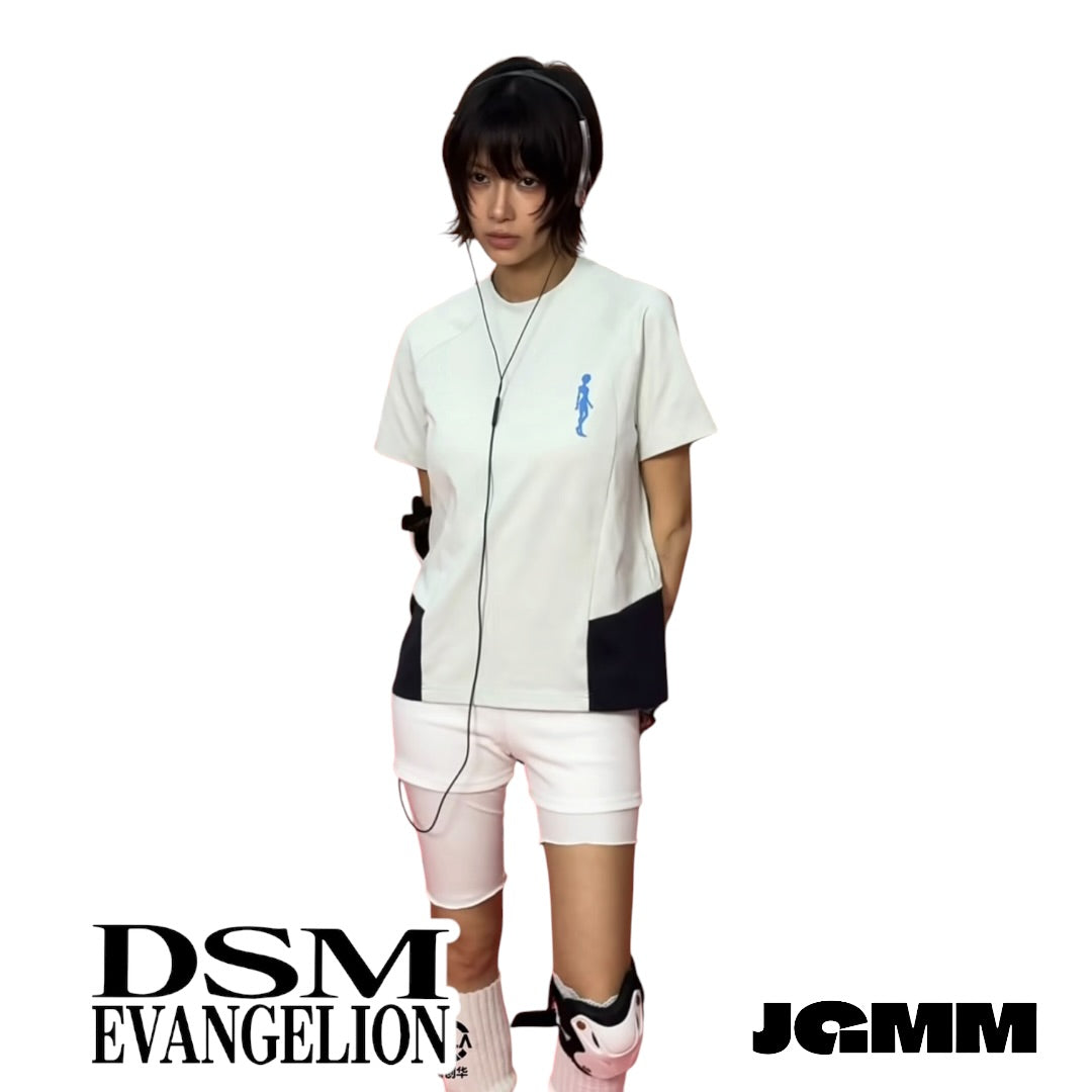 DSM x EVA正版官方聯名涼感速乾戰鬥服短袖T恤 碇真嗣 綾波零 明日香