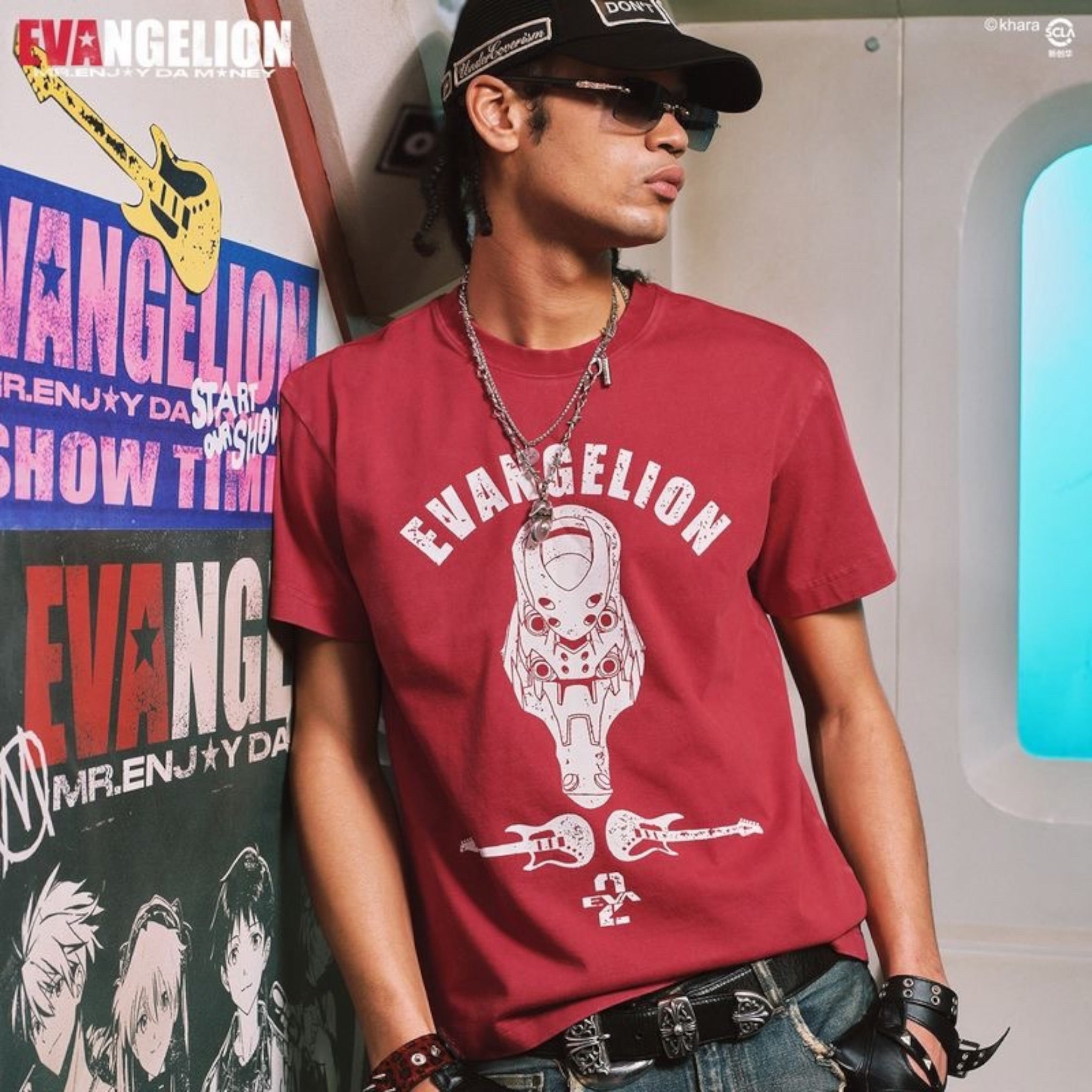 EVA聯名系列 水洗機體短袖