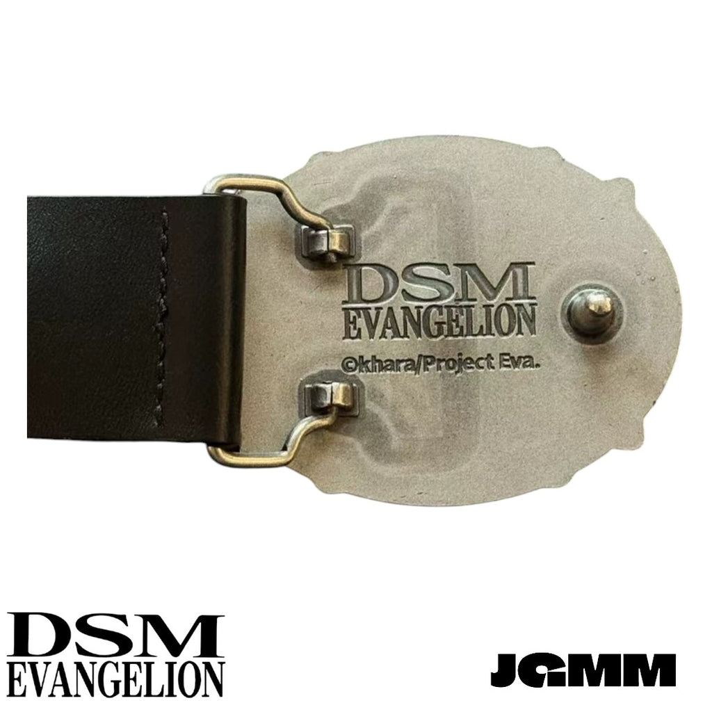 DSM x EVA正版官方聯名 立體水天使合金二層牛皮腰帶 第四使徒 皮帶 EVA 皮帶