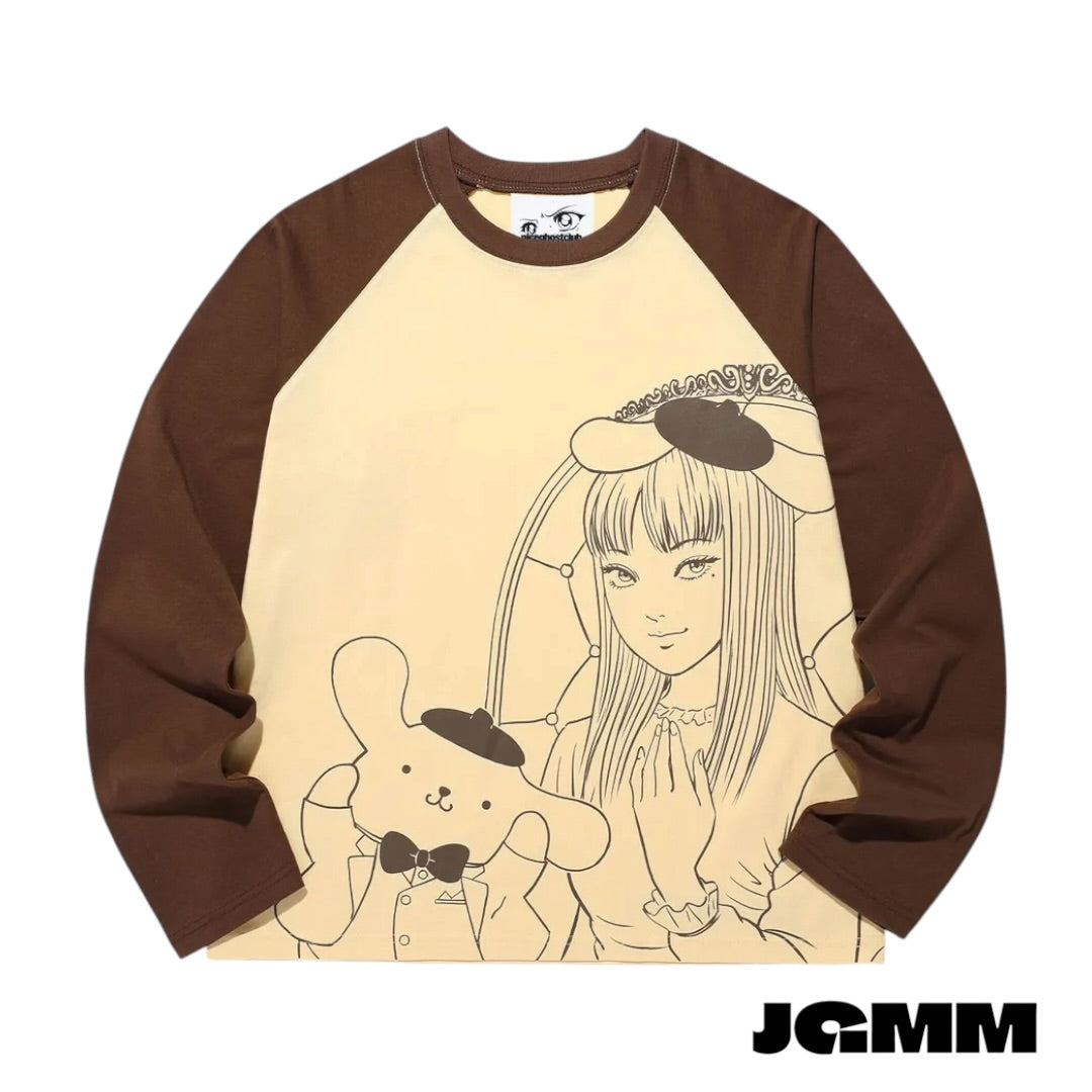 JS TOMIE POMPOMPURIN L/S TEE_YELLOW