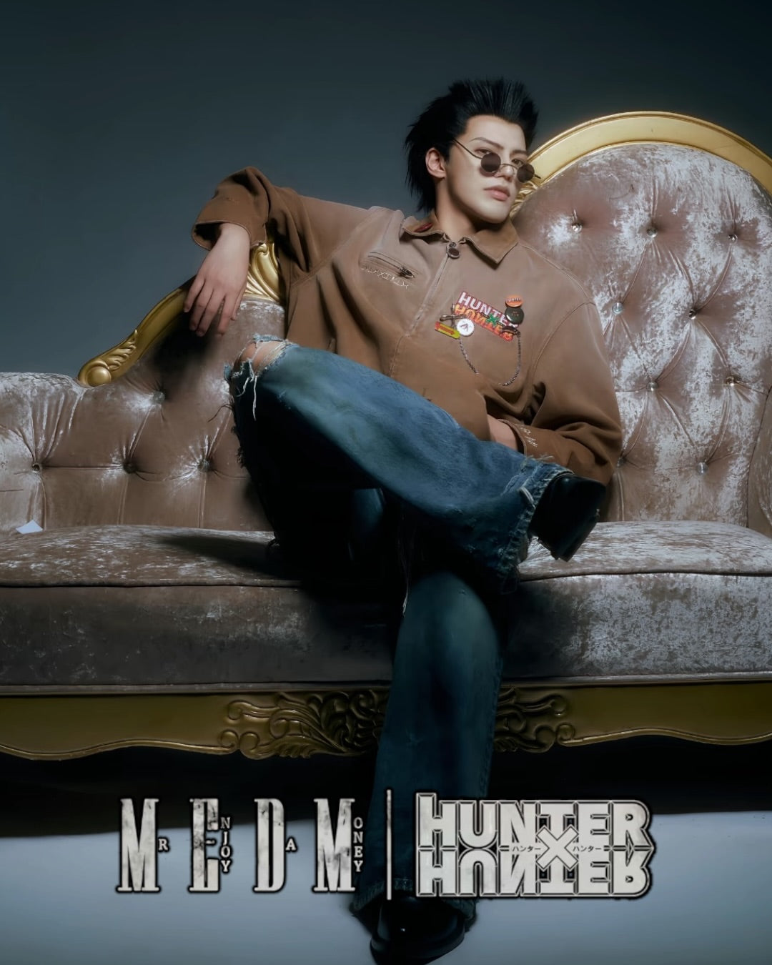 MEDM｜Hunter × Hunter聯名系列水洗做舊印花夾克 預售