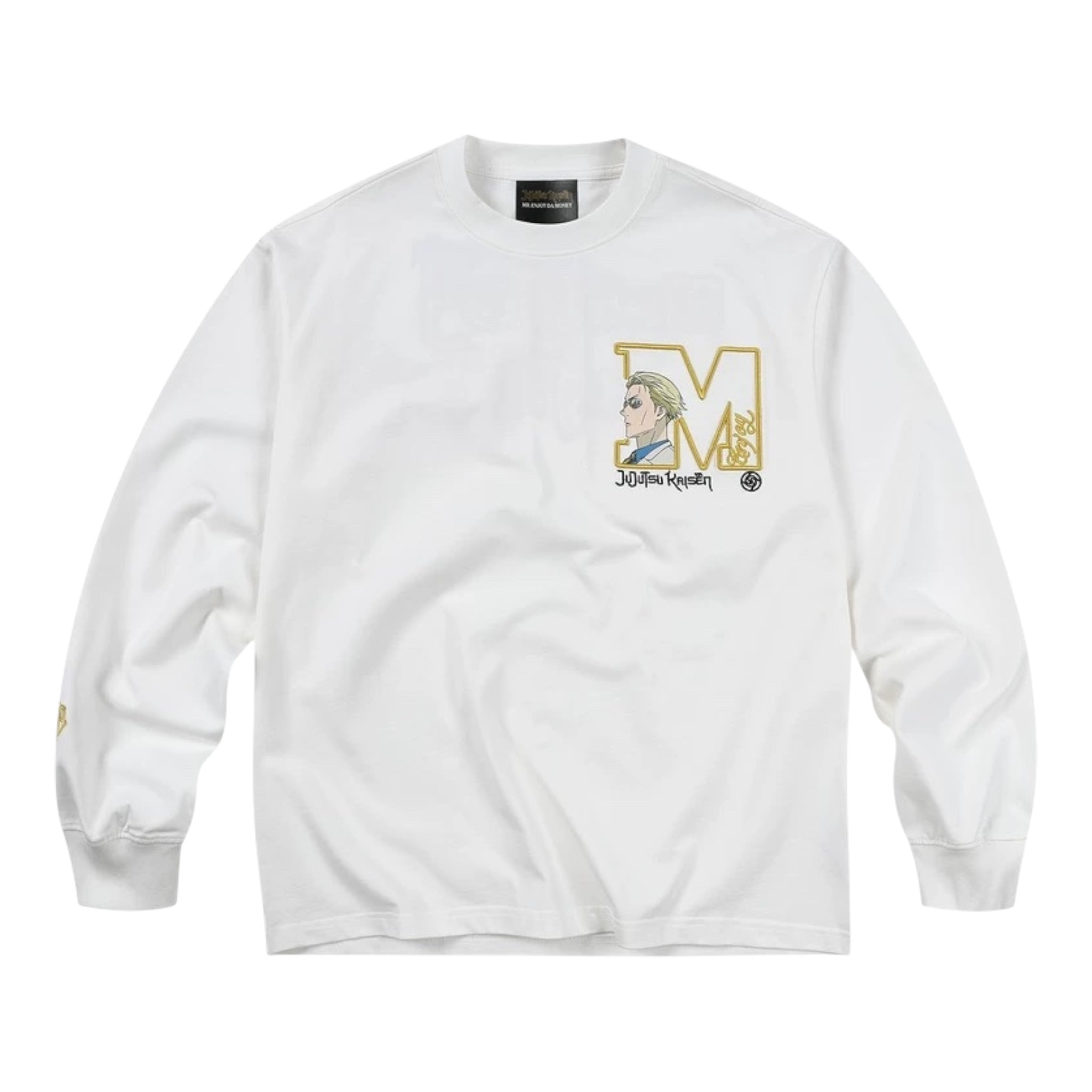 MEDM×咒術迴戰聯名-大M頭像刺繡字母長袖