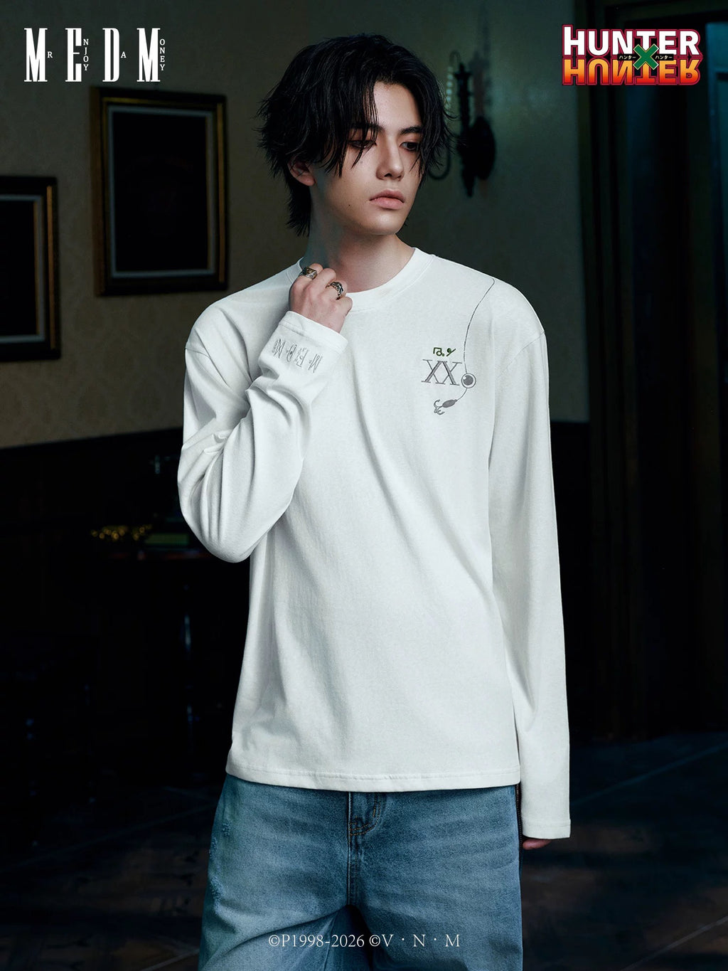 MEDM｜Hunter × Hunter聯名系列 代碼風格長袖T恤  預售