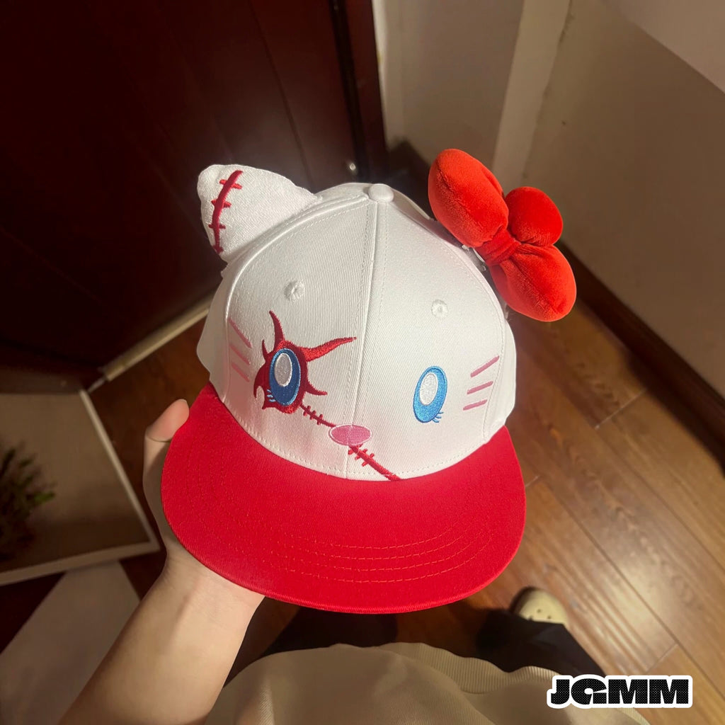 惡搞kitty 棒球帽 情侶款