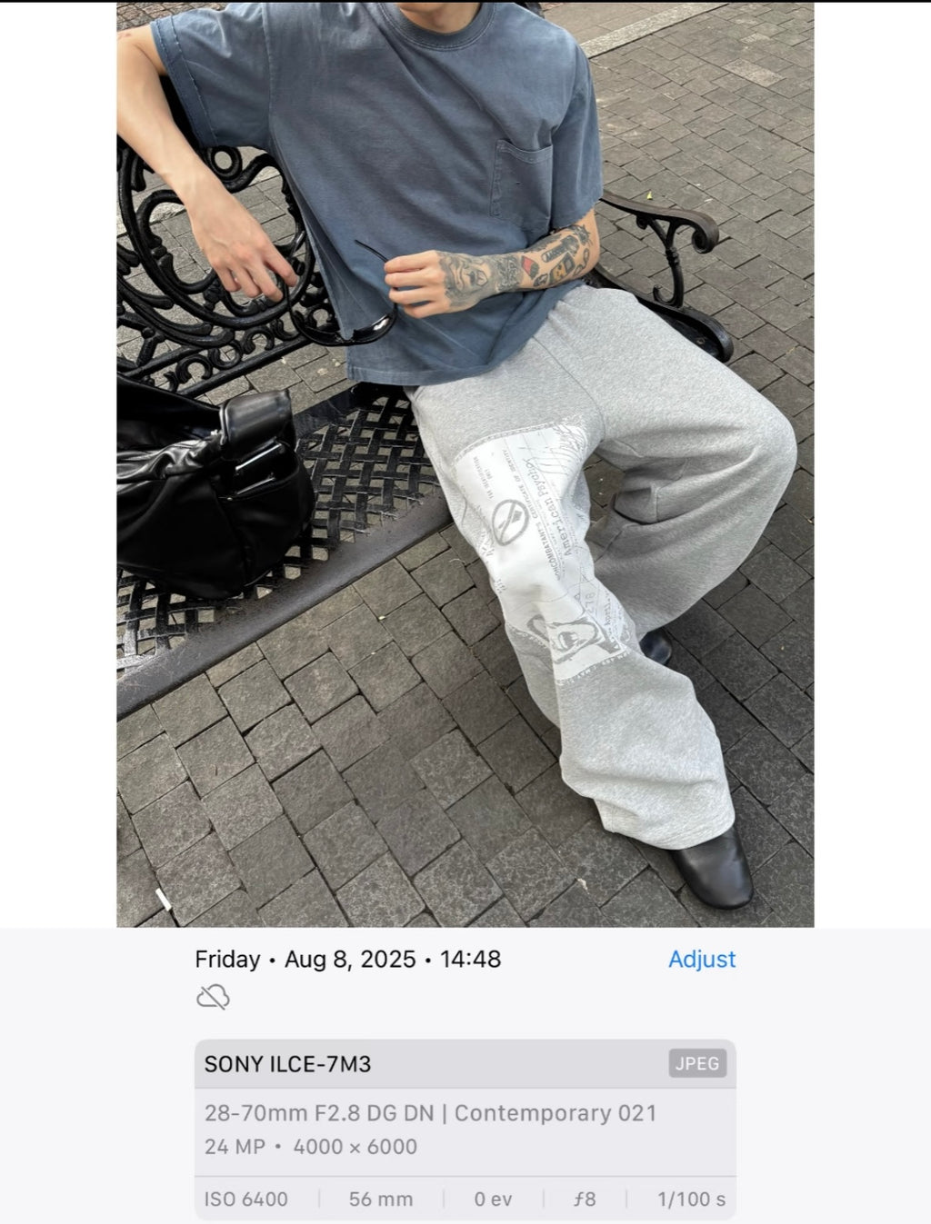Devon enza 美國殺人犯ID 印花棉褲