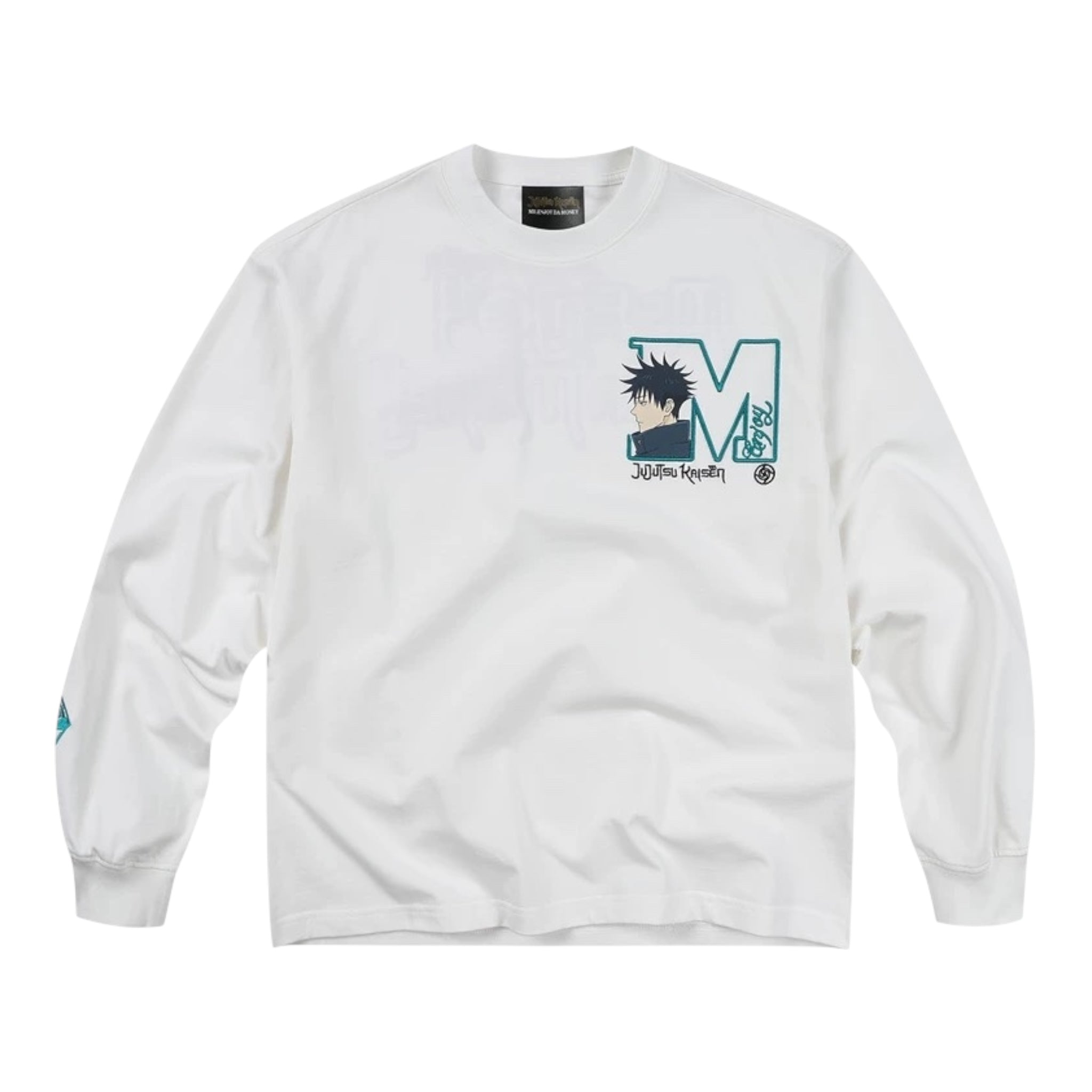 MEDM×咒術迴戰聯名-大M頭像刺繡字母長袖