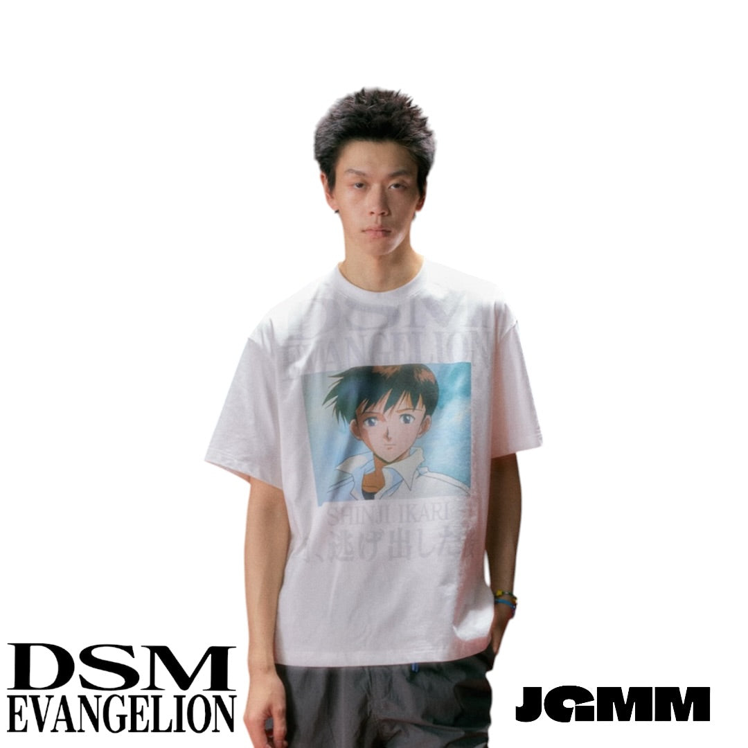 DSM x EVA正版官方聯名 涼感防曬 角色場景 短袖 T恤 明日香 綾波麗 碇真嗣 渚薰