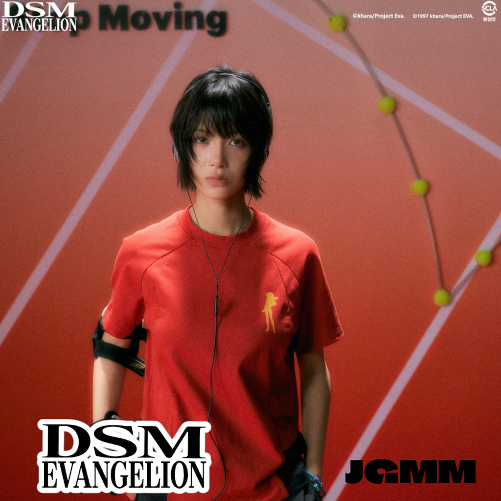 DSM x EVA正版官方聯名涼感速乾戰鬥服短袖T恤 碇真嗣 綾波零 明日香