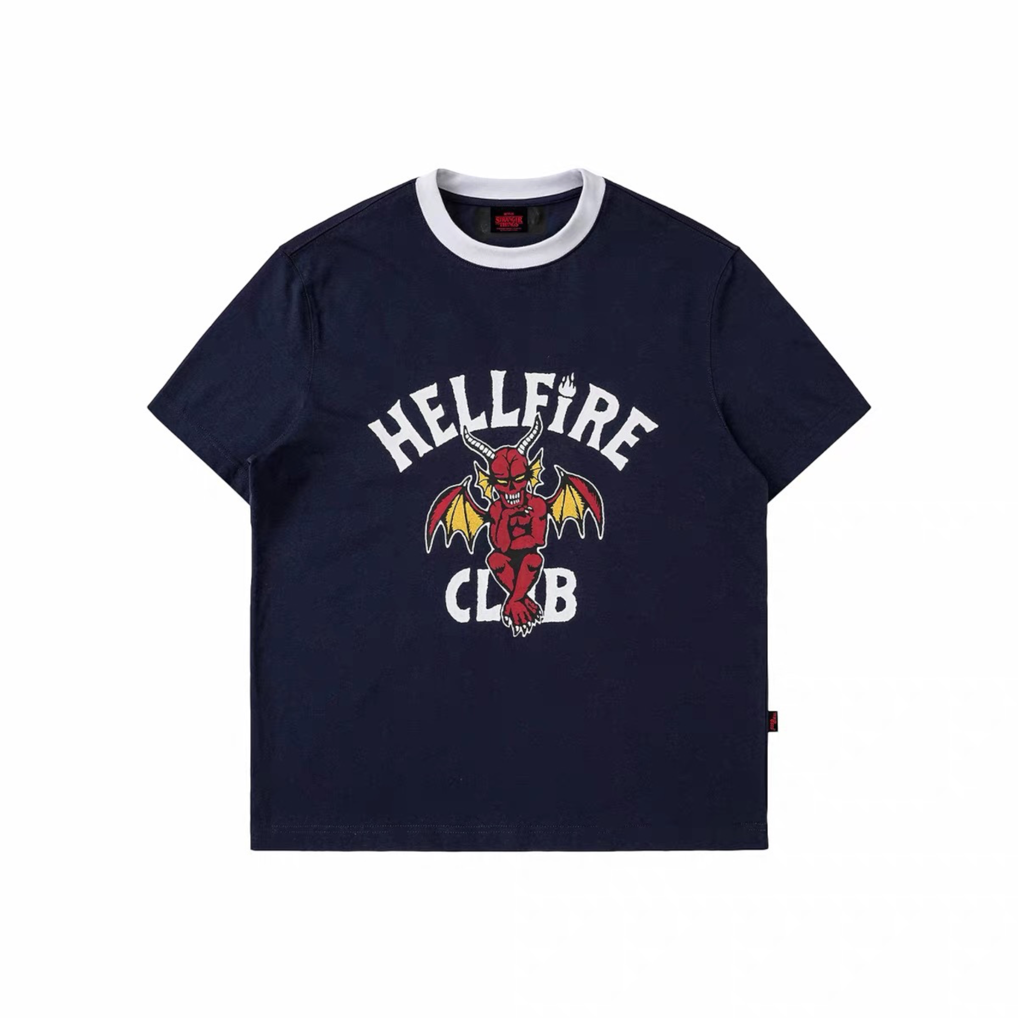 怪奇物語 地獄火俱樂部 Hellfire Club 拼色短袖
