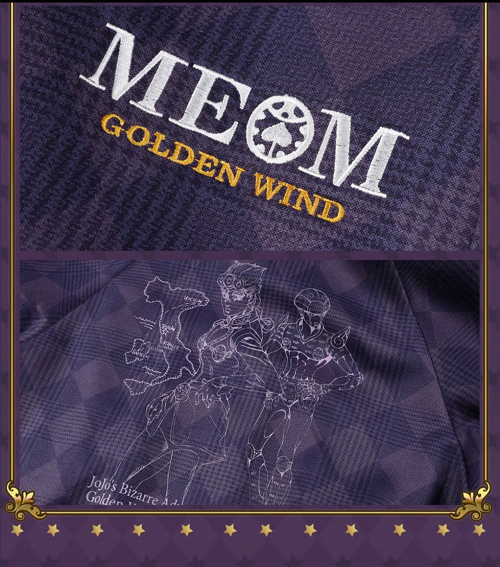 MEDM X JOJO 格紋刺繡外套