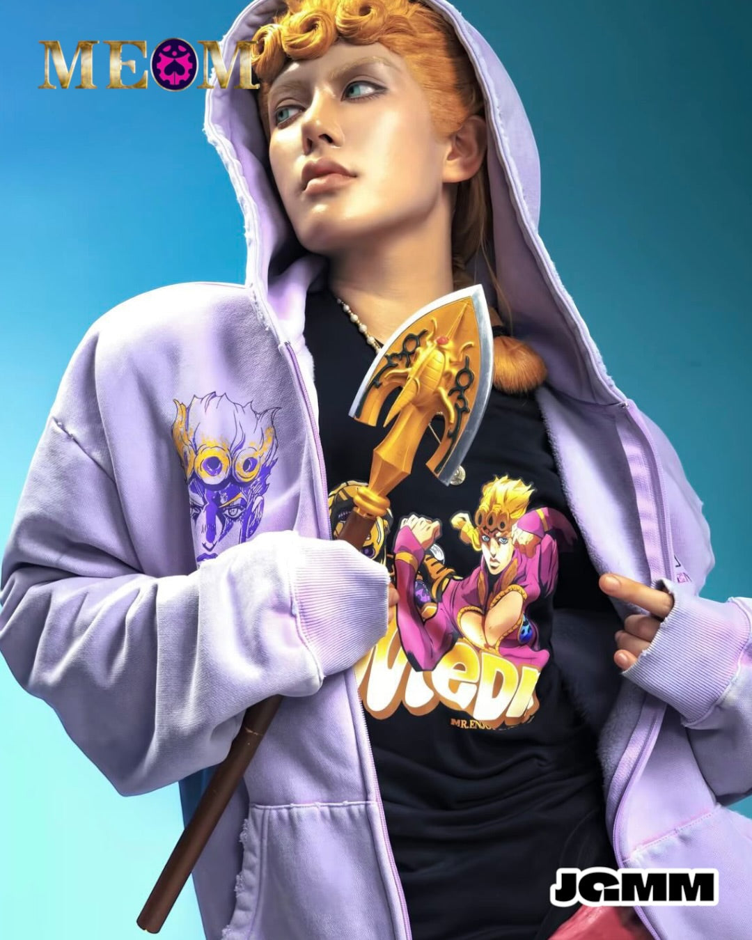 MEDM X JOJO 水洗拉鏈外套