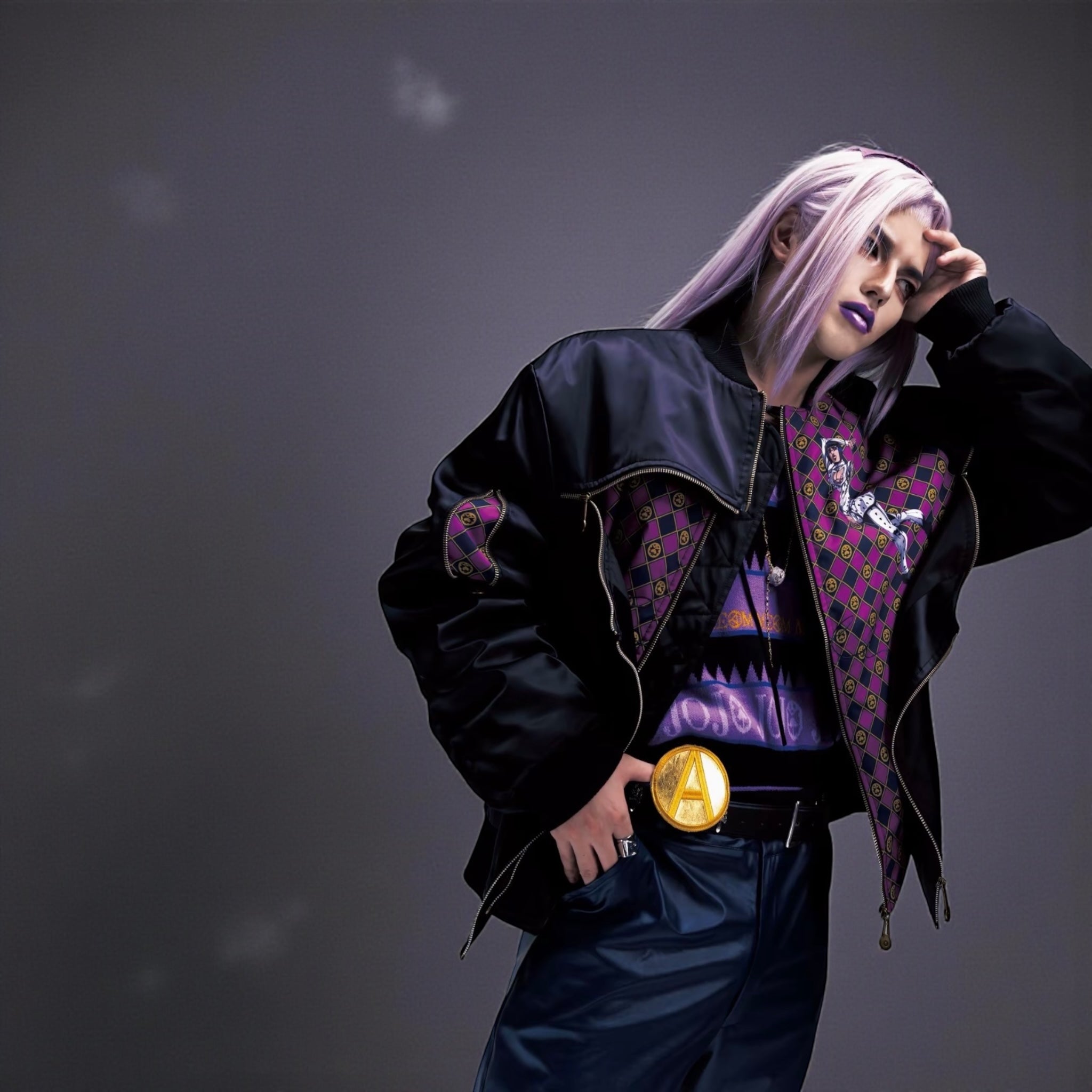 MEDM x JOJO 布加拉提十字拉鍊夾克