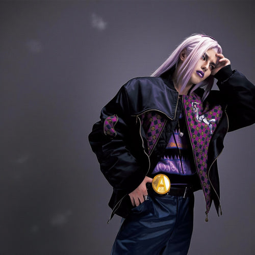 MEDM x JOJO 布加拉提十字拉鍊夾克