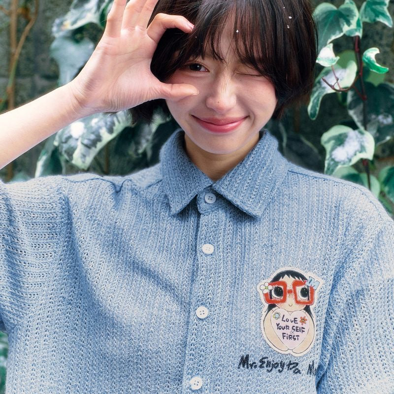 MEDM xYUY 清新短袖襯衫