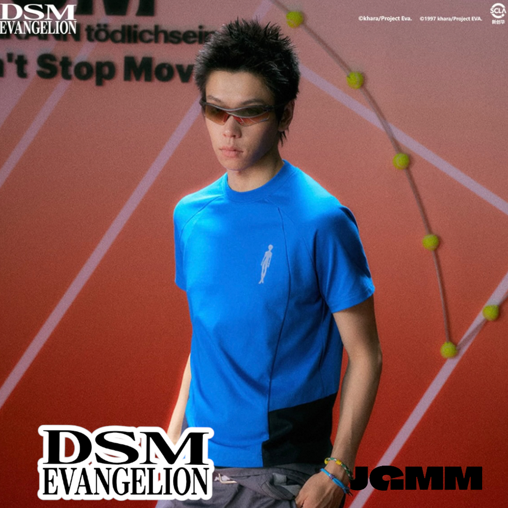 DSM x EVA正版官方聯名涼感速乾戰鬥服短袖T恤 碇真嗣 綾波零 明日香