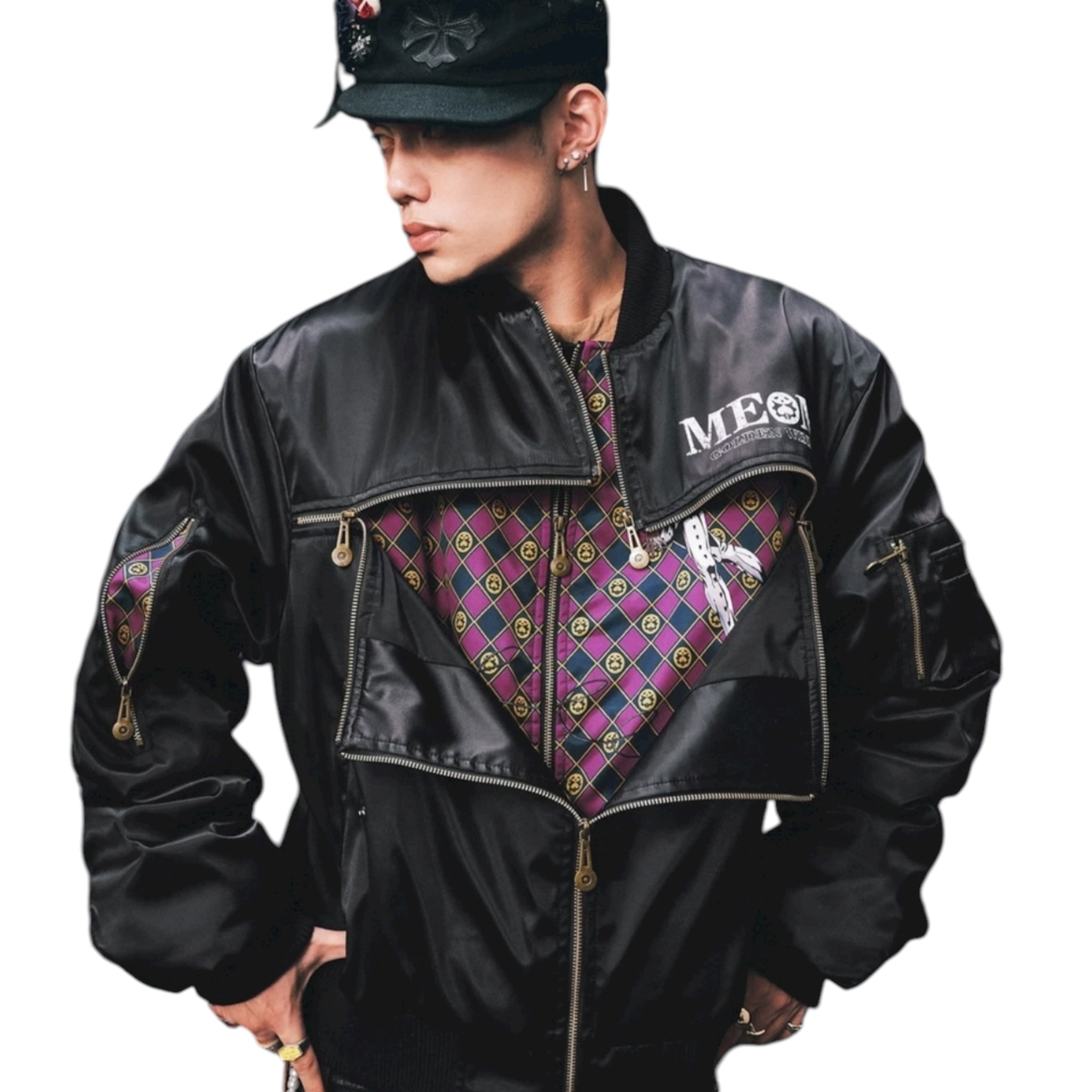 MEDM x JOJO 布加拉提十字拉鍊夾克
