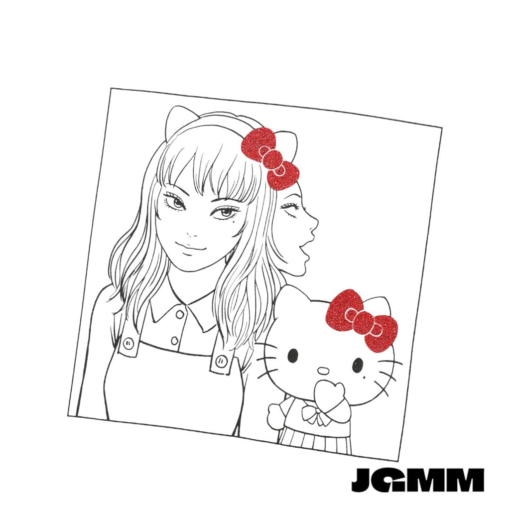 JS TOMIE HELLO KITTY MINI TEE_WHITE