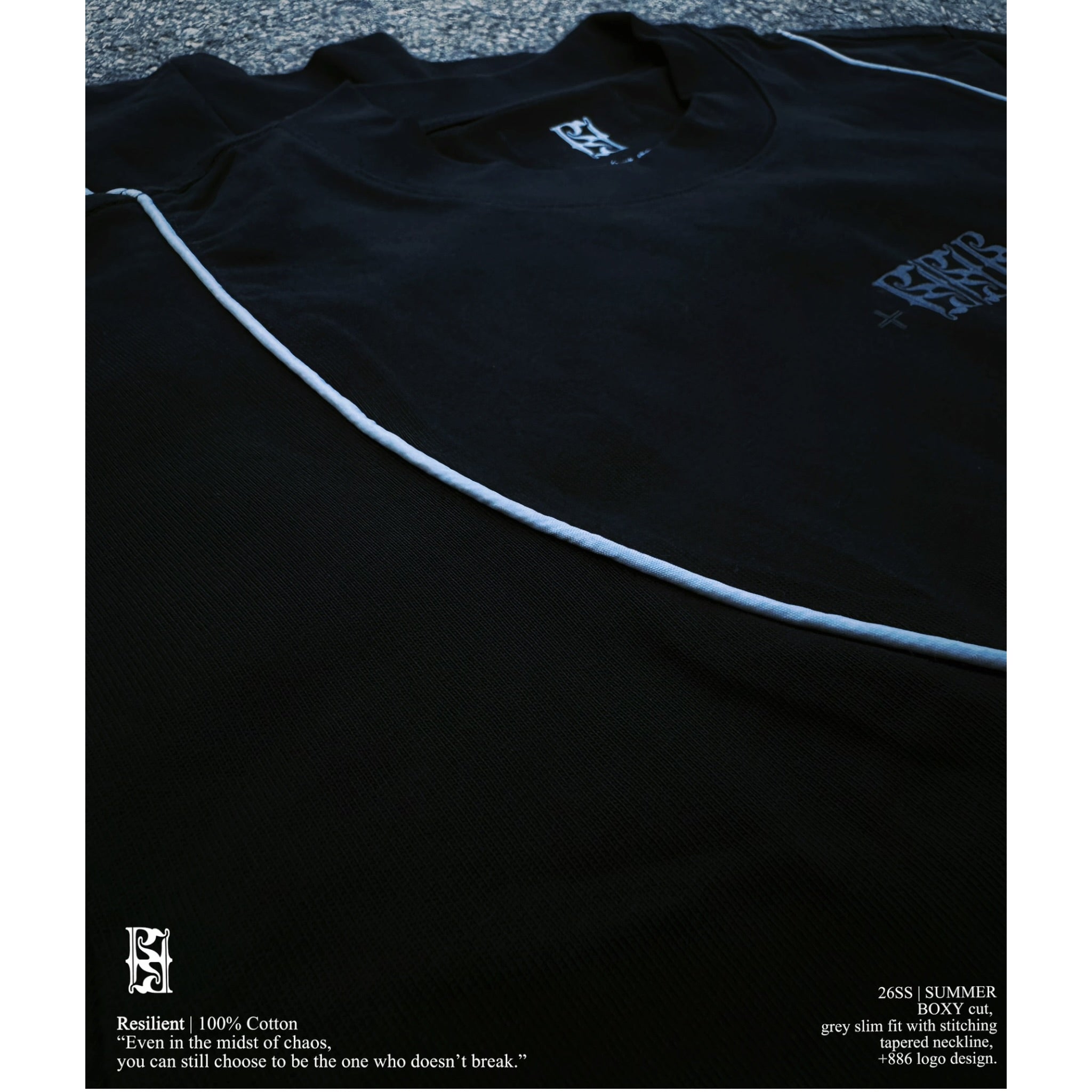 Resilient 26SS +886 Logo Short T