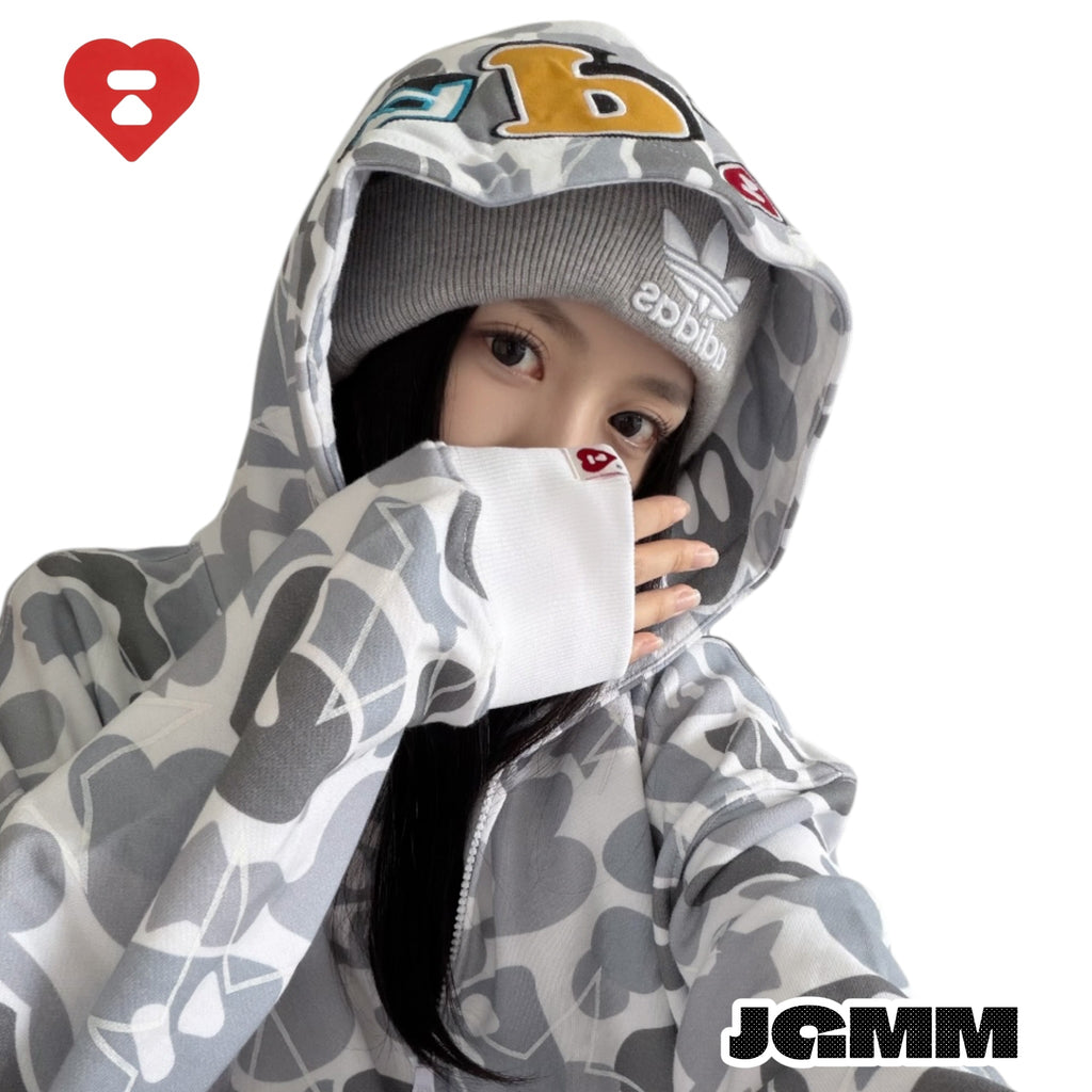 APEE STAR CAMO Zip-Up Jacket｜星星迷彩拉鍊外套