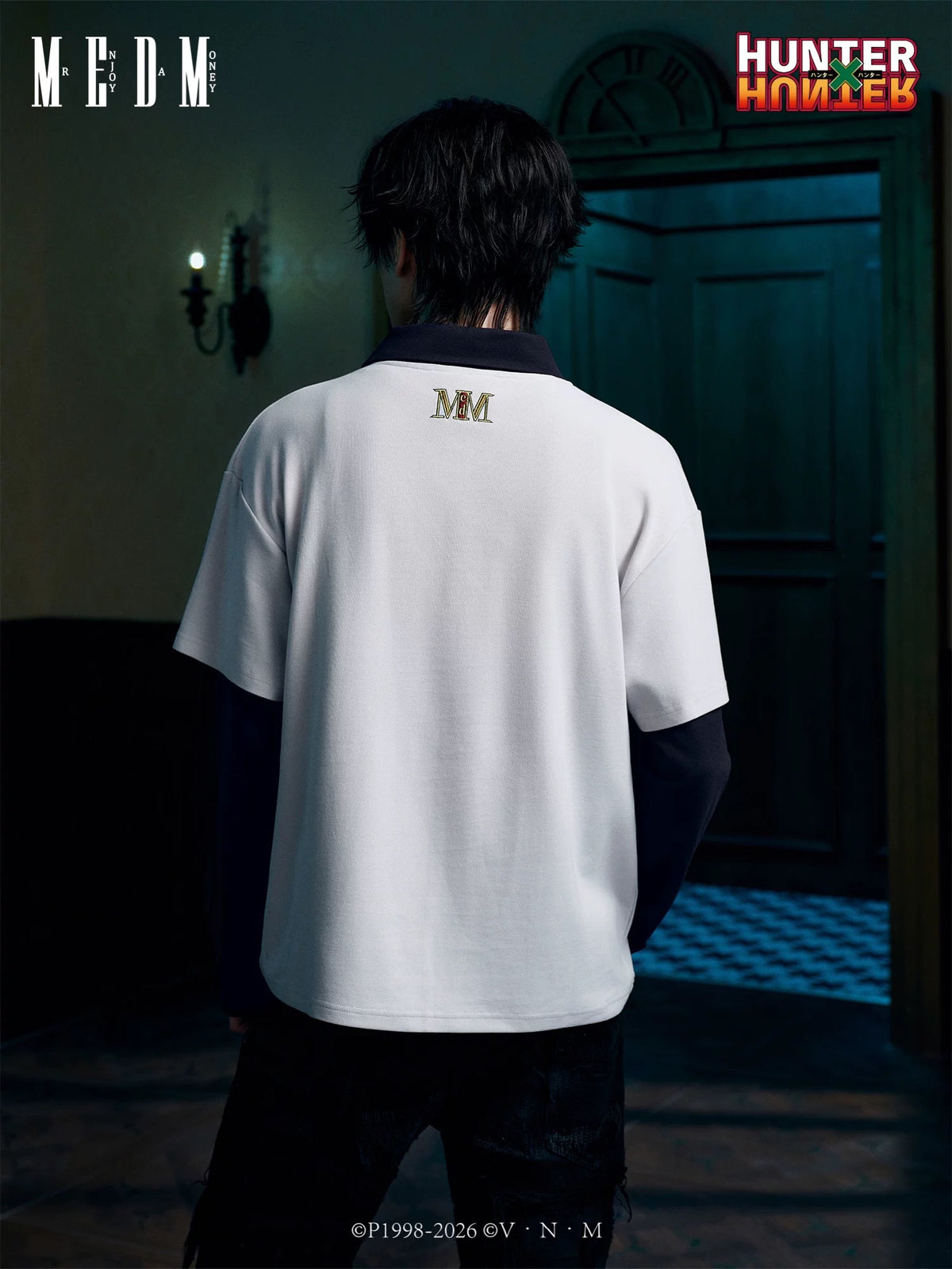 MEDM｜Hunter × Hunter聯名系列 奇犽 假兩件 長袖 POLO  預售