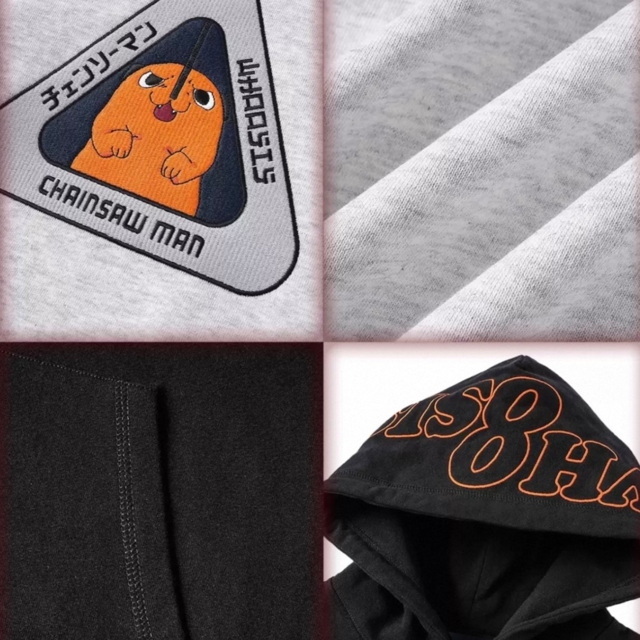 【鏈鋸人官方聯名】WHOOSIS 刺繡波奇塔帽T