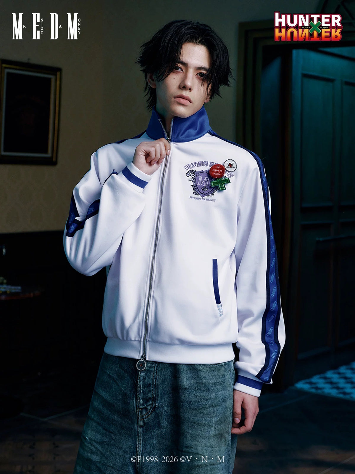 MEDM｜Hunter × Hunter聯名系列 角色icon 運動夾克 外套 小傑 奇犽 預售