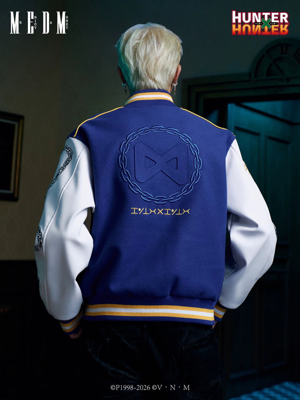MEDM｜Hunter × Hunter聯名系列酷拉皮卡 棒球外套