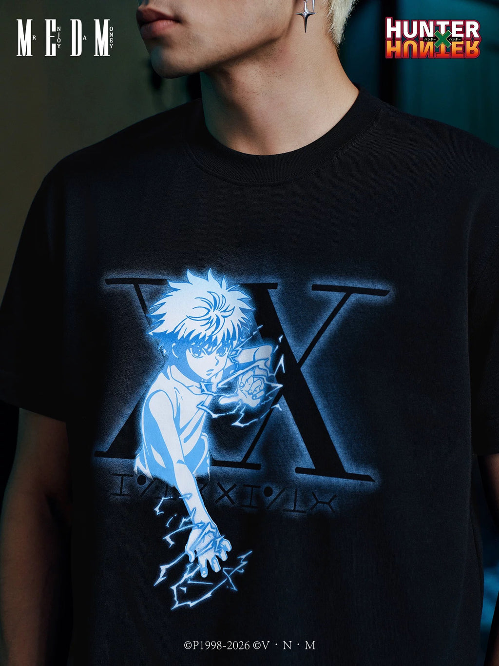MEDM｜Hunter × Hunter聯名系列 印花短袖T恤 奇犽 小傑 預售