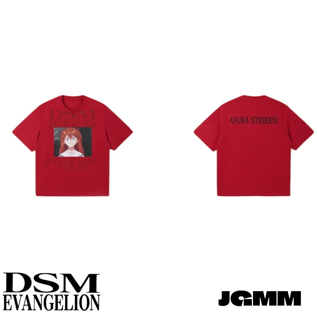 DSM x EVA正版官方聯名 涼感防曬 角色場景 短袖 T恤 明日香 綾波麗 碇真嗣 渚薰