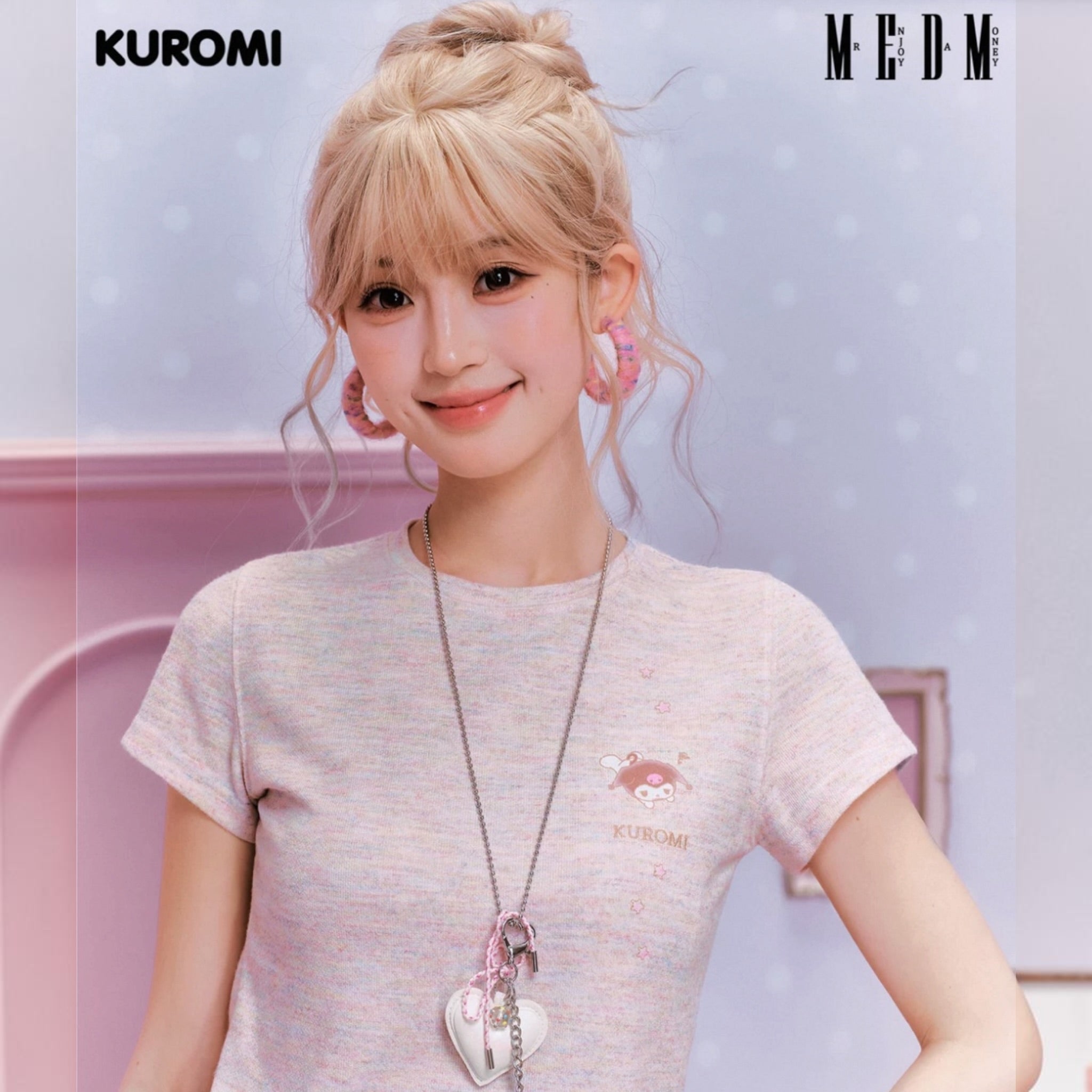MEDM×三麗鷗家族系列 彩紗庫洛米短袖 女款