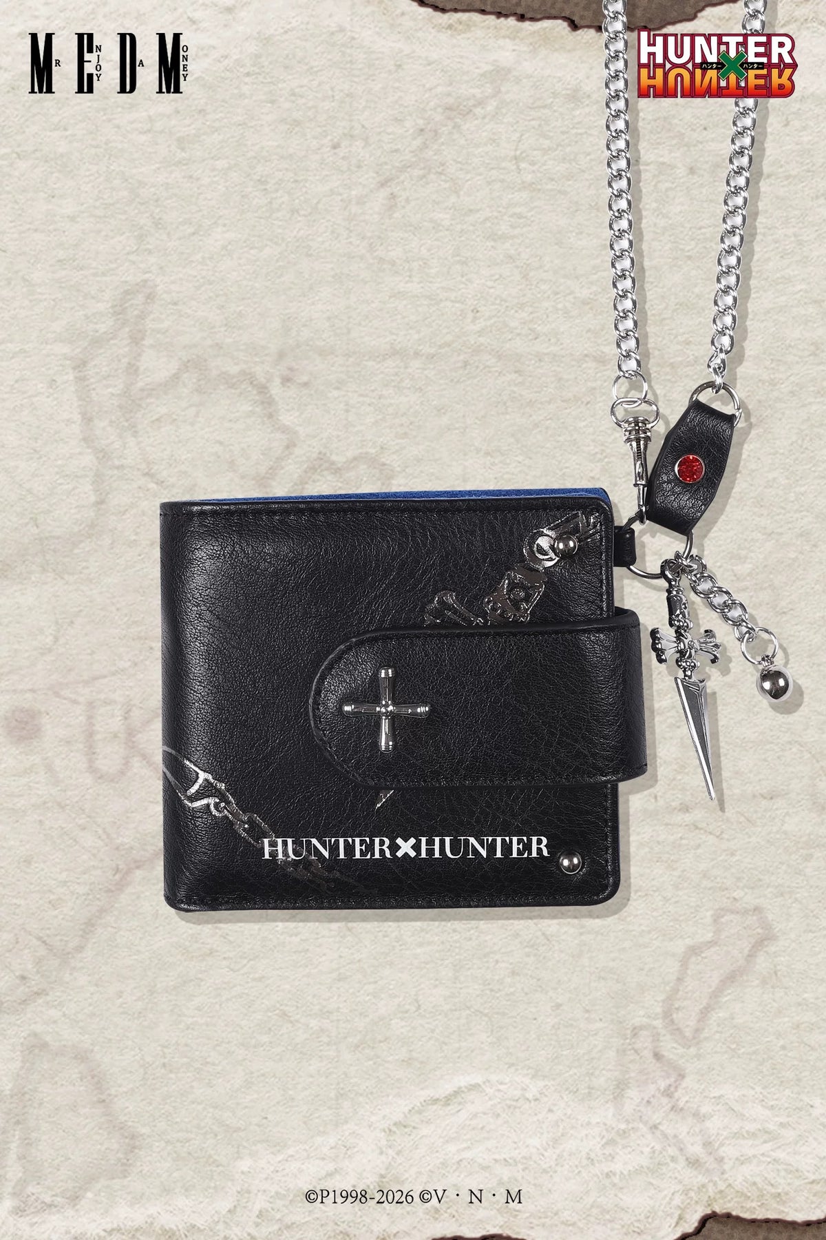 MEDM｜Hunter × Hunter聯名系列 酷拉皮卡 鎖鏈 零錢包
